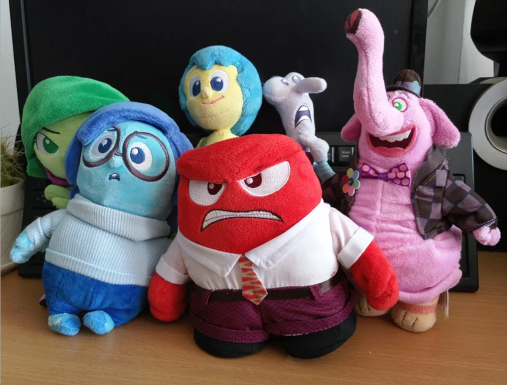 Hot Sale Plush Toys Sadness Fear Joy Disgust Anger Soft Stuffed Toy Doll Inside Out For Kids | Игрушки и хобби