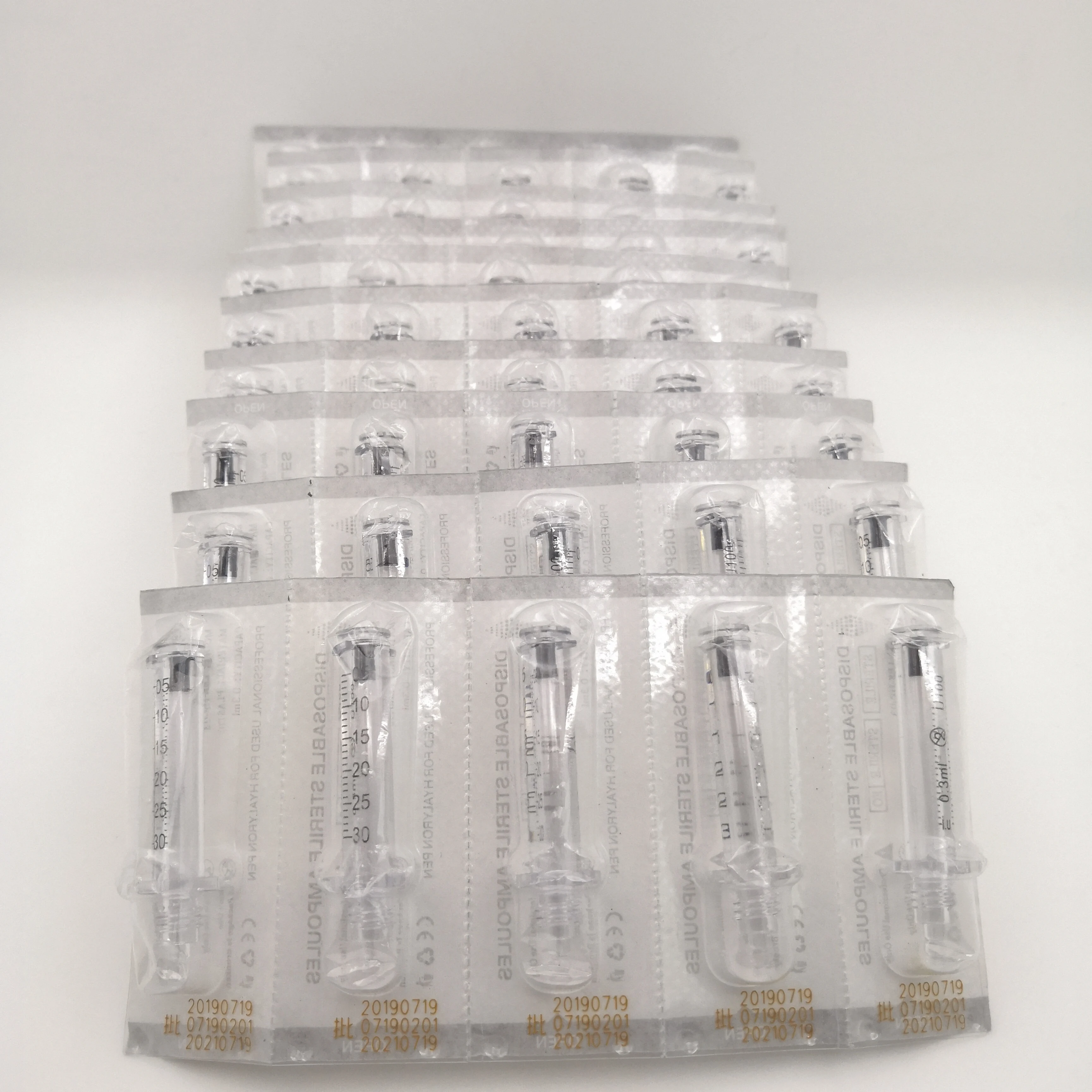 Шприц с ручкой и головой ампулы инъекция без иглы для наполнителя губ