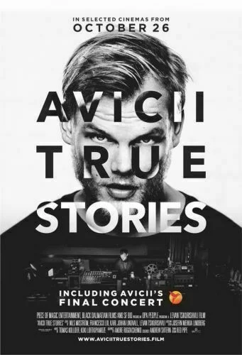 Avicii истинные истории кино печать Шелковый плакат домашний Настенный декор 24x36