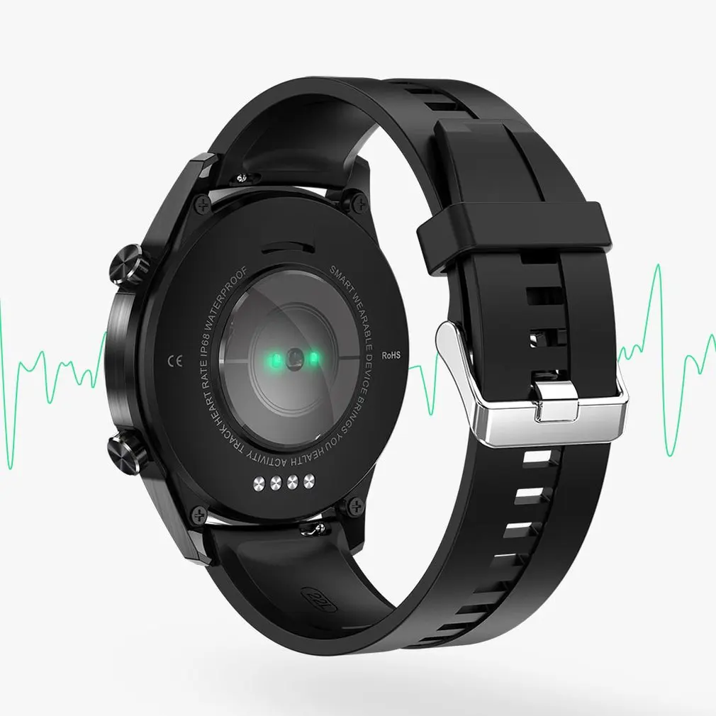 Новые смарт часы L13 для мужчин IP68 Водонепроницаемый ECG PPG Bluetooth Вызов кровяное