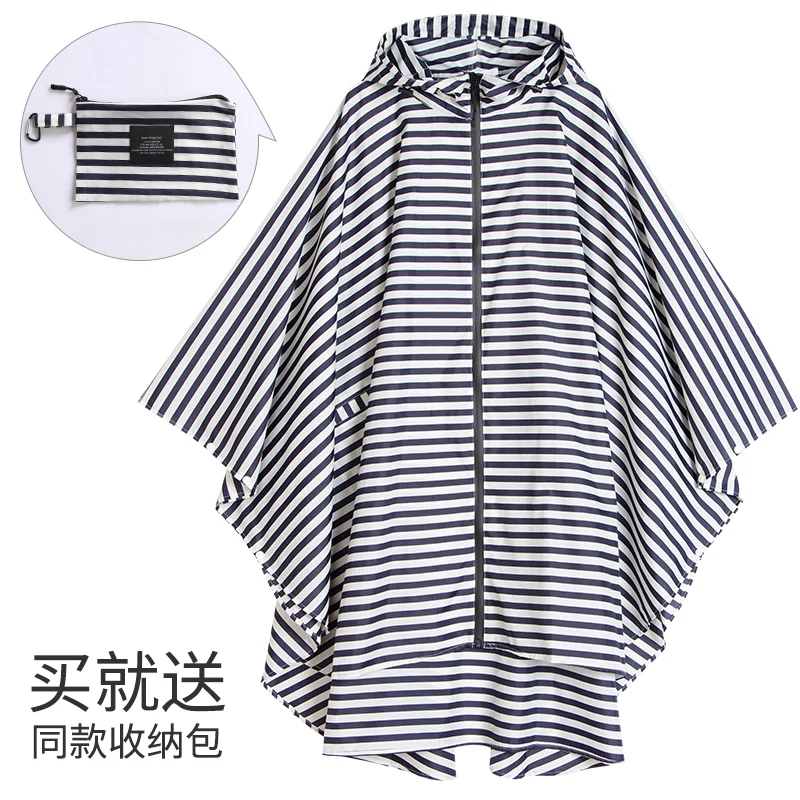 

Waterproof Adult Rain Coat Women Unisex Hooded Pocket Rain Jacket Rain Coats Gabardina Hombre Lightweight Rainwear Poncho L