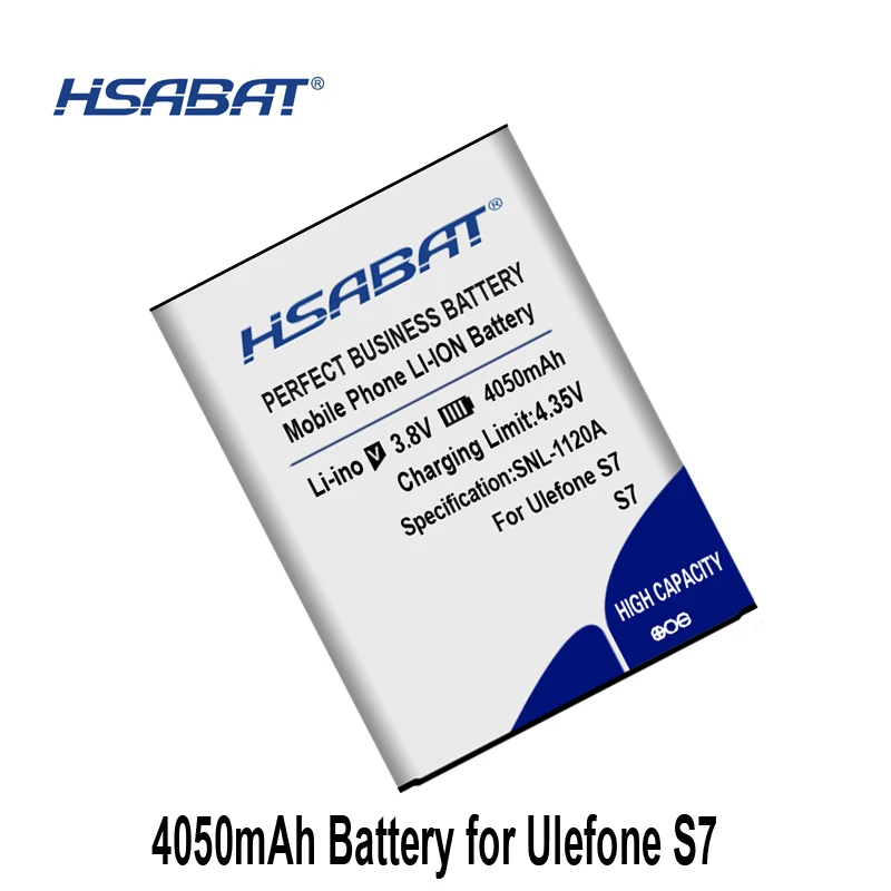 HSABAT 4050mAh S7 для Ulefone S7 MTK6580 5,0 дюймовый аккумулятор для мобильного телефона
