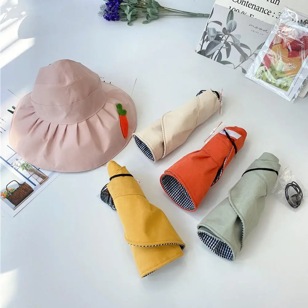 Новинка 2020 солнцезащитные шляпы летняя детская шляпа с принтом моркови и милой