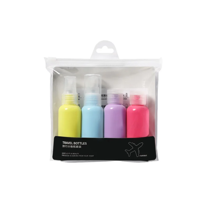 

3pcs/set Nordic Syle Travel Refillable Bottle Kit Portable Essence Shampoo Shower Gel Bottles Container Small Container