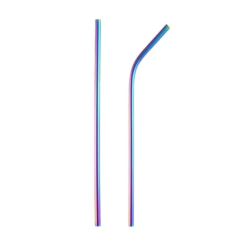 Соломинкой многоразовые трубочки с чистящая щетка комплект Высокое Качество Эко