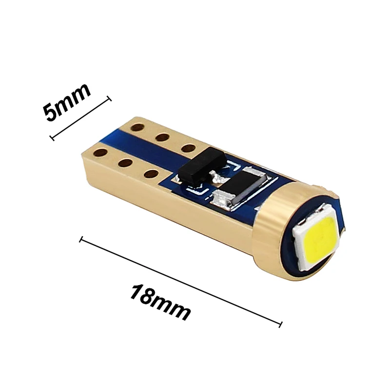 Светодиодные лампы T5 3030 SMD W1.2W 73 74 1 10 светодиодный т. | Автомобили и мотоциклы