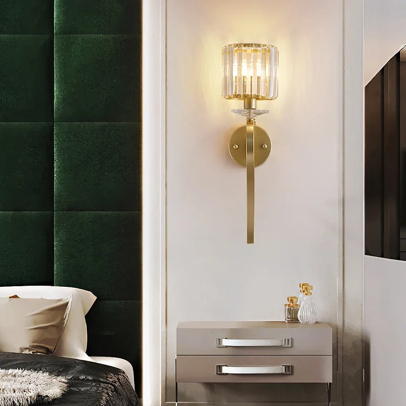 Современный светильник Роскошная обувь с украшением в виде кристаллов настенный