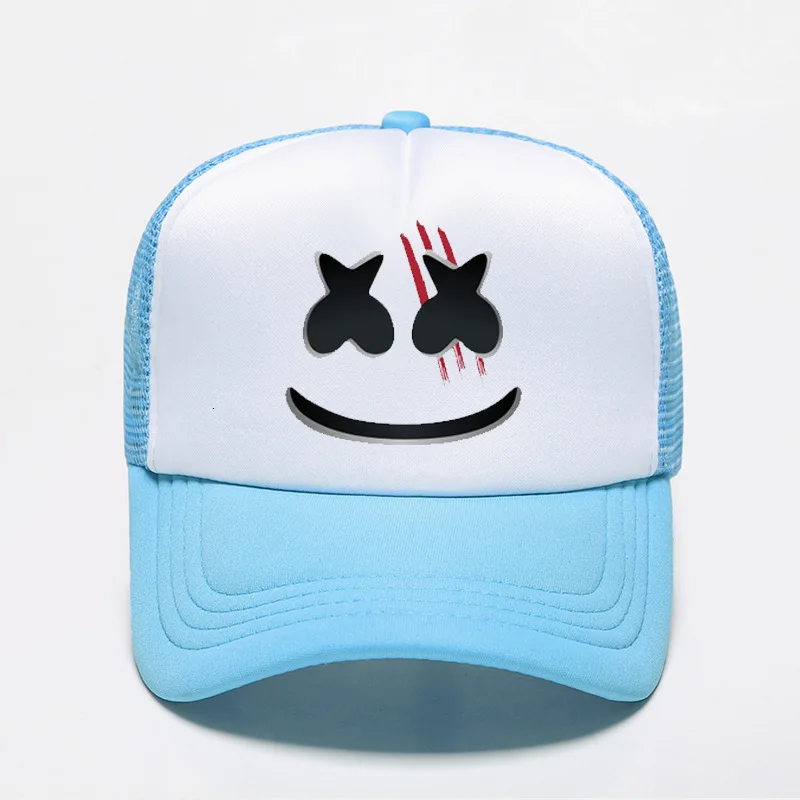 Хлопковые сахарные шляпы Marshmello Dj периферийная бейсболка Солнцезащитная Черная кепка поло шляпы bone avicii хип-хоп casquette gorras