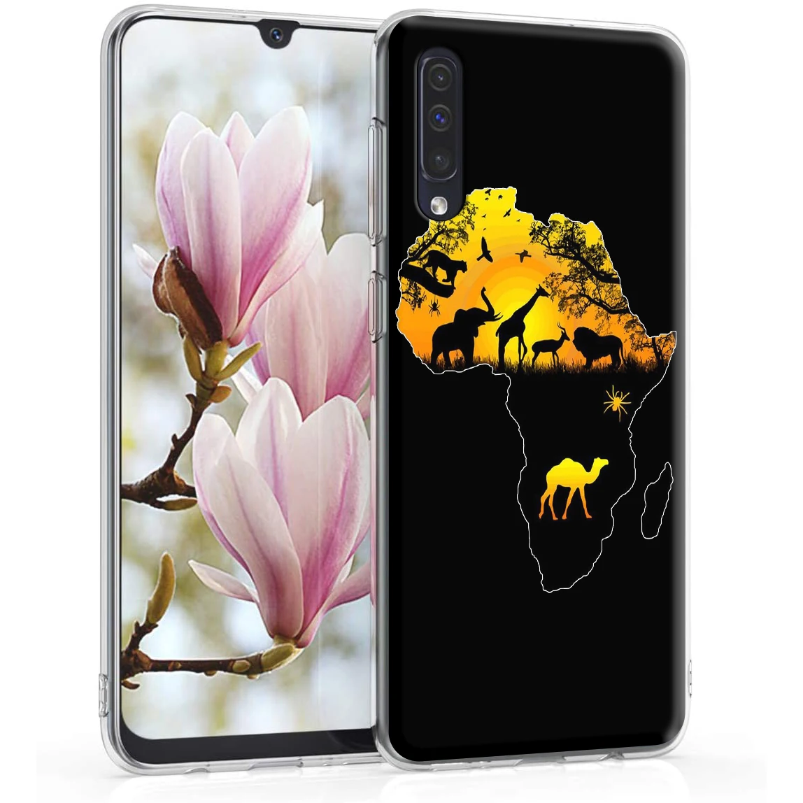 Силиконовый чехол с картой Африки для Samsung Galaxy A2 A5 A6 A7 A8 A9 J3 J4 J5 J6 J7 J8 Plus Prime 2018 |