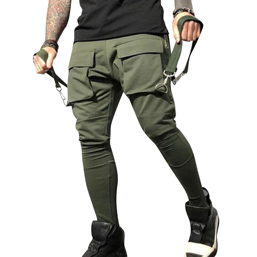 

2020 Summe Men Pockets Cargo Harem Pants Hip Hop Casual Male Joggers Trousers Casual Streetwear Pants