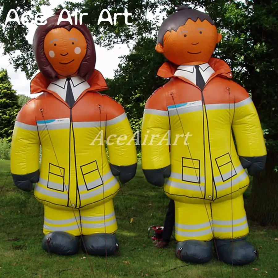 

Free Postage 3m Tall Giant Inflatable Woman Man Model For Outdoor Advertising/Promotion