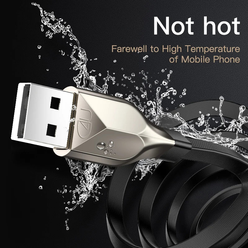 VLAMPO USB кабель для Apple iPhone X XS MAX XR 8 7 6 plus 2.5A кабель для быстрой зарядки мобильного телефона шнур для зарядки 1 м