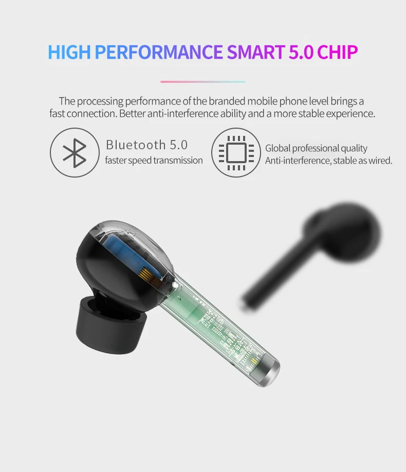 Сенсорное управление TW40 bluetooth гарнитура 5,0 мини-микрофон с дисплеем питания зарядная коробка Беспроводная 3D стерео гарнитура воспроизведения