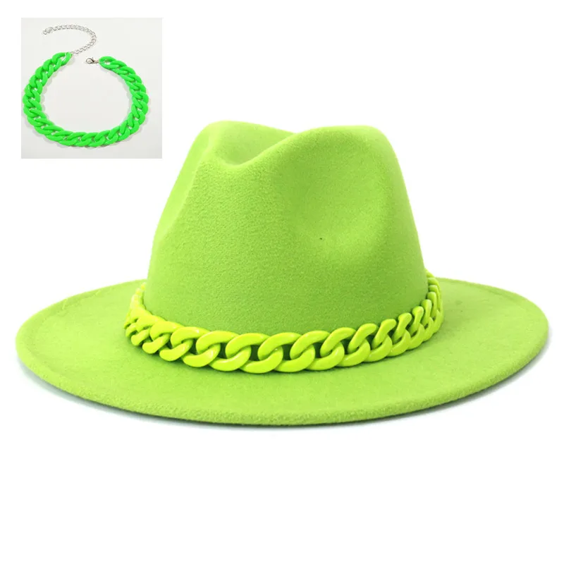Ожерелье шляпа оптовая продажа двухкомпонентные аксессуары из акриловой цепи