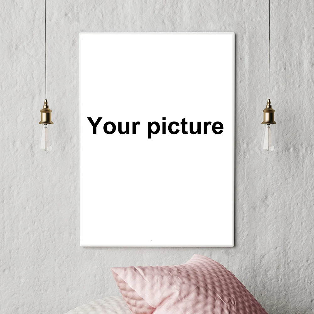 

Custom Home Decorative Painting Living Room Wall Canvas Poster Bedroom Bathroom Kitchen Warm Family Prints