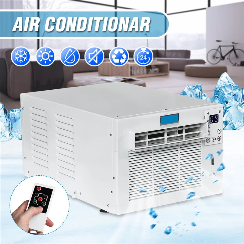 Настольный кондиционер 1500W 220 V/AC таймер на 24 часа машина для изготовления холодного/тепла двойного назначения с пультом дистанционного управления светодиодный пульт управления Pet осушитель воздуха conditione