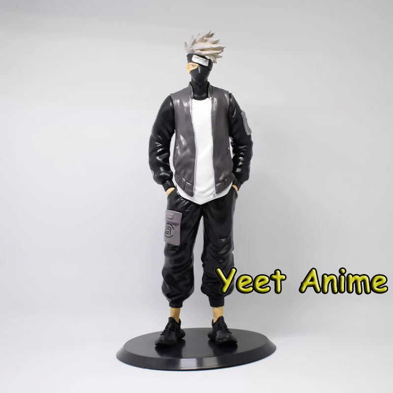 

31CM Anime Figure Fashion Brand Hatake Kakashi Standing Model PVC Action Figure Static Model Decoration Collection Toys For Gift