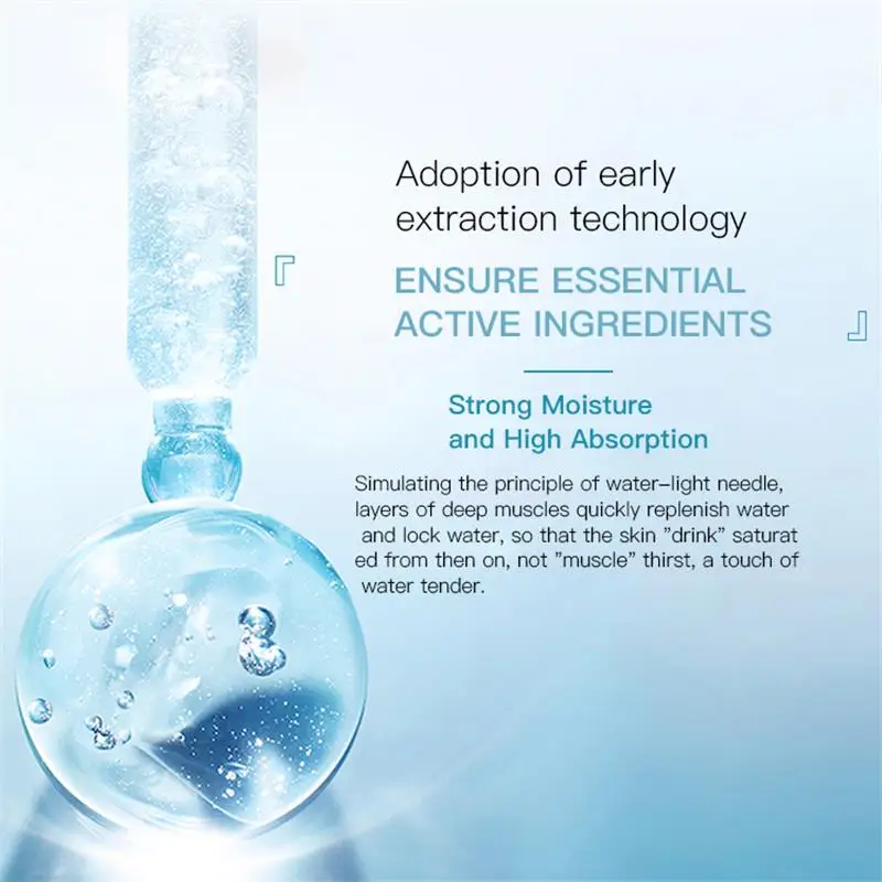 

Pure Caviar Hyaluronic Acid Snail Face Serum Facial Moisturiser Nourishing Essence Skin Care Products Plant Anti Aging Face Care