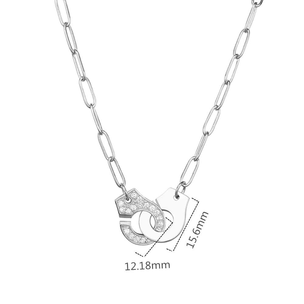 Колье на подвеске из чистого серебра 925 с ручной работой для женщин из серебра-ювелирных изделий старинных ожерелий Slovecabin