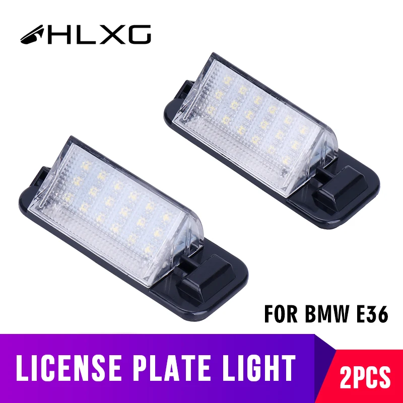 DRL светодиодный фонарь номерного знака подходит для 1992 98 BMW E36 3 серии 328i 318i номер