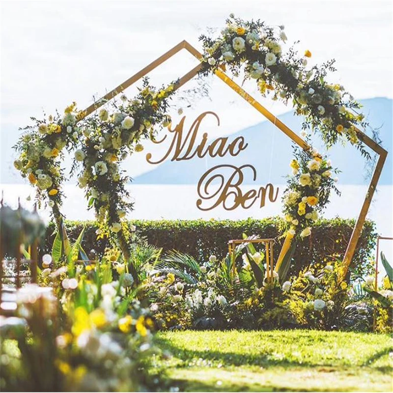 2.5M Wedding Arch Frame Iron Background Birthday Party DIY Stage Outdoor Lawn Flower Decoration |