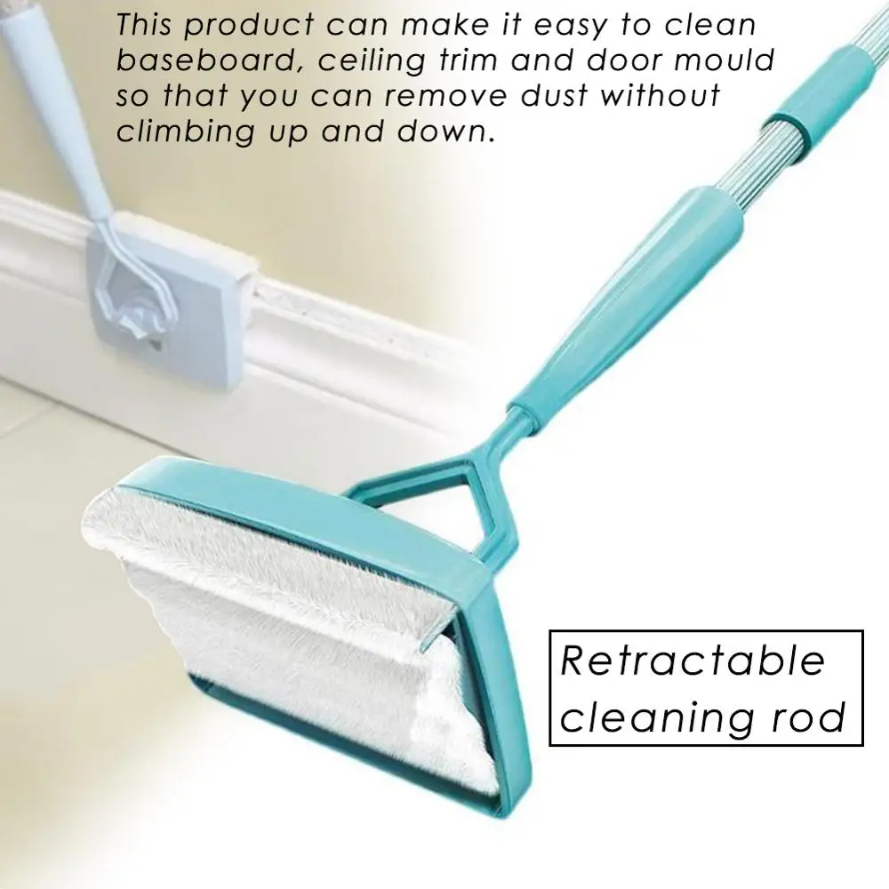 

Foldable Cleaning Brush Retractable Stainless Steel Handle Cleaning Bar New Household Cleaning Supplies Cleaning Rod