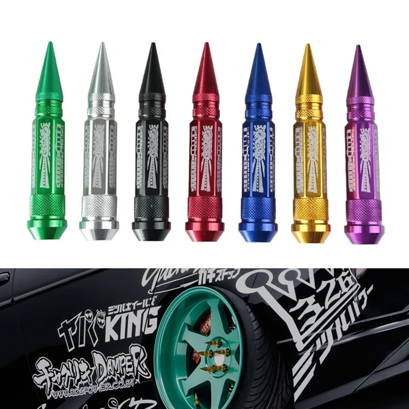 326 POWER 20 шт. M12x1.5 Шипованный алюминий 130 мм Расширенный тюнер колеса обода гайки для