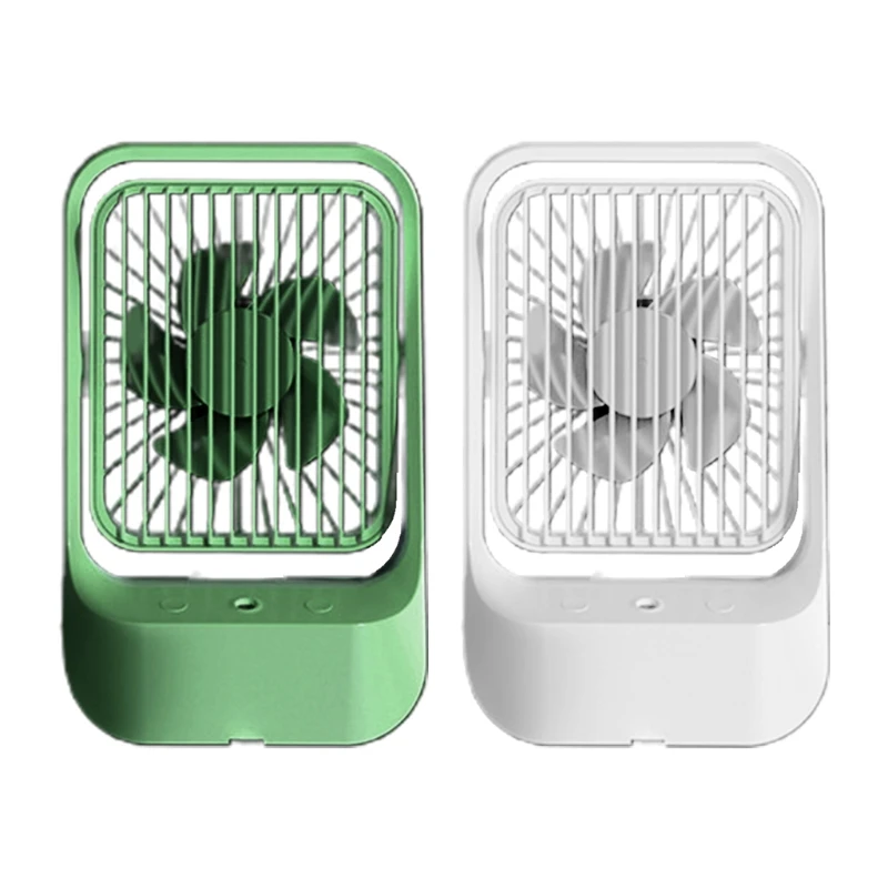 

Portable Desk Humidifying Fan USB Charging Smart Personal Cooling Tool for Summer Home and Office Cooling Appliances