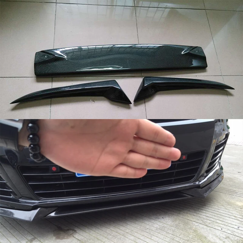 Передний бампер из углеродного волокна для Volkswagen VW Golf 6 VI MK6 R20 2010 ~ 2013|lip light lip gloss|lip