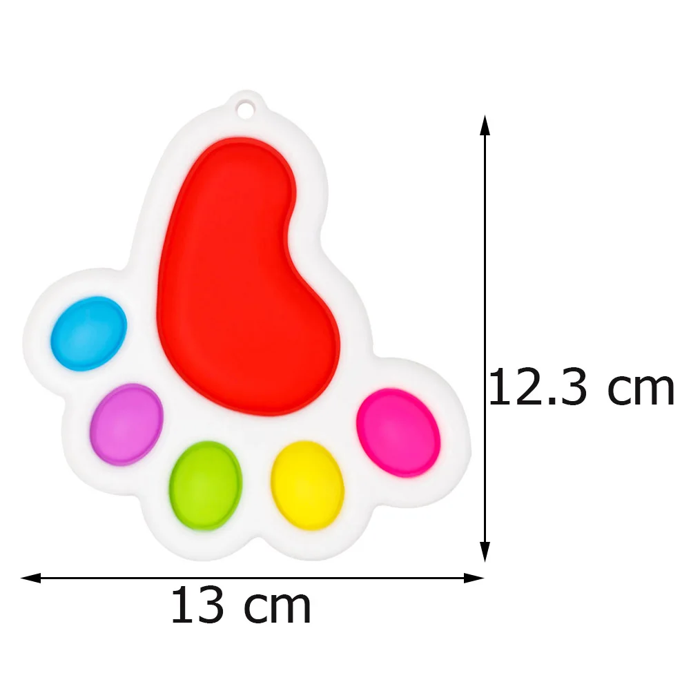 

Bubble Fidget Stress Relief Hand Toys Push Bubble Educational Decompression Kids Autism Toy Push Squeeze Bubble Toy
