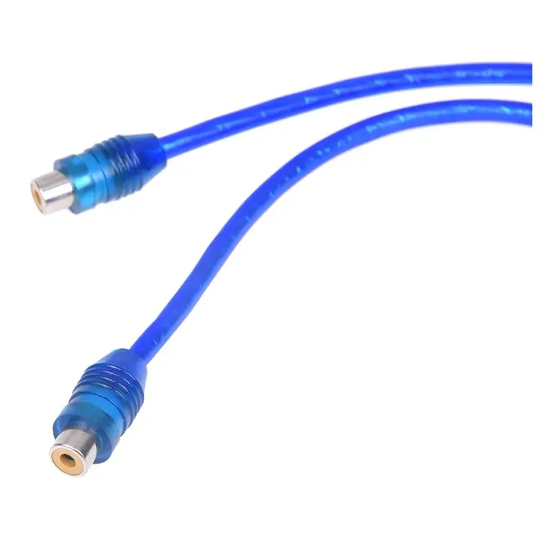 Автомобильный аудио RCA Женский до 2 сплиттер папа-папа адаптер кабель провод