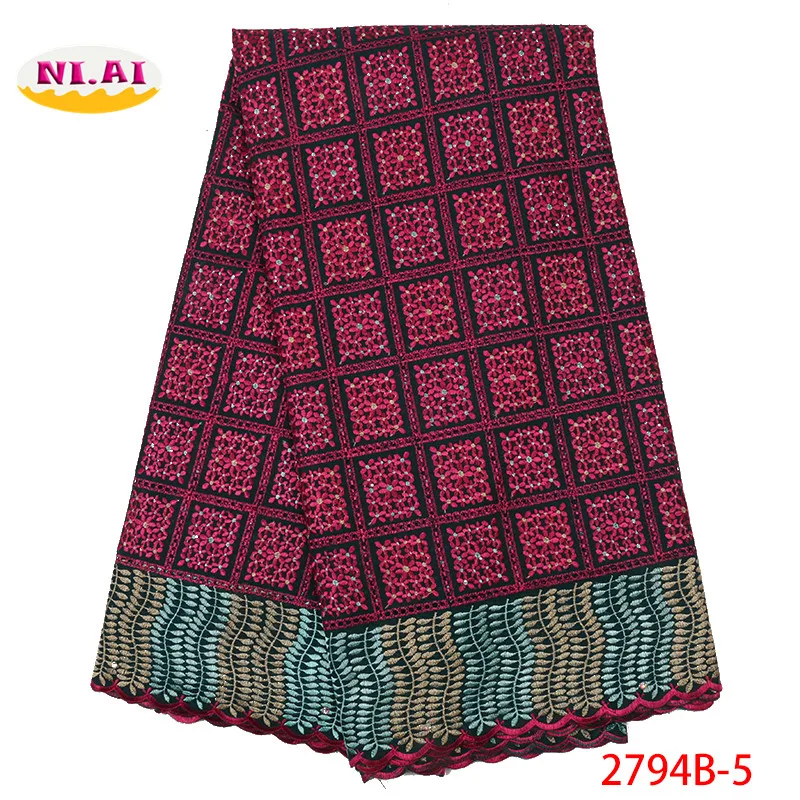 Африканское хлопковое кружевное платье новейшее нигерийское кружево для