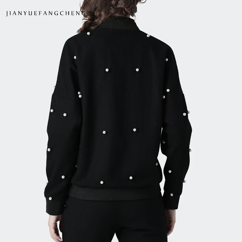 Женская Повседневная спортивная детская куртка-бомбер Шерстяное пальто теплая