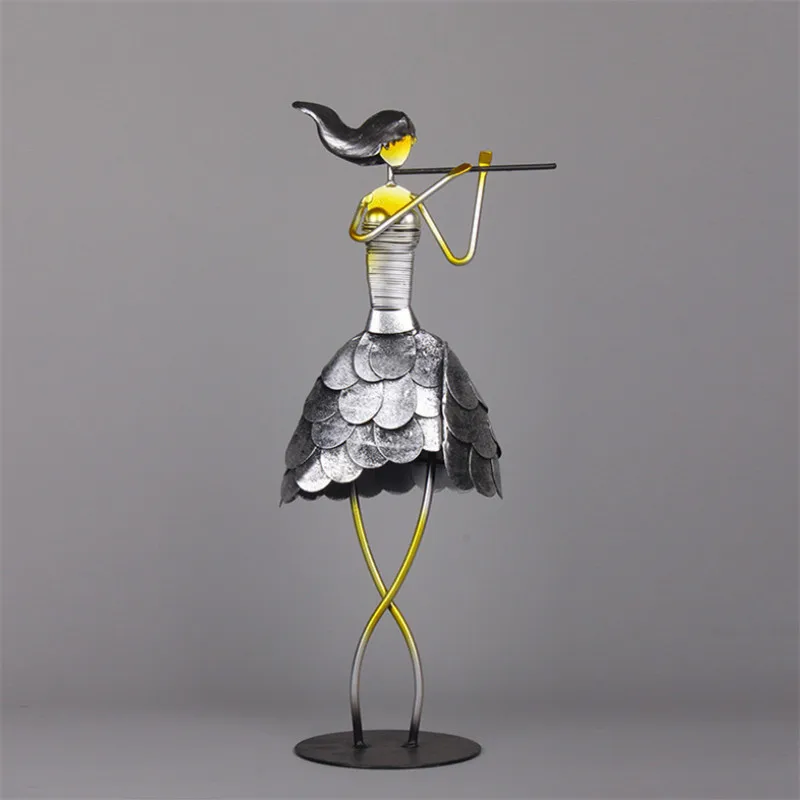 Креативные металлические музыкальные длинные волосы для девочек украшения дома