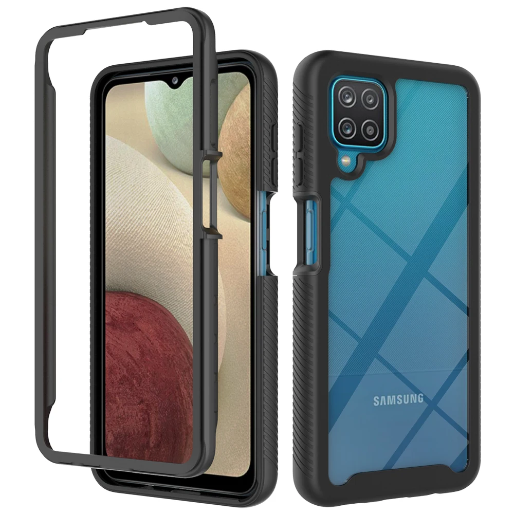 

Hybrid Full Protection Cover For Samsung Galaxy A12 A22 5G A22S Shockproof Crystal Clear Rugged Case For Samsung A 12 A13 Cover