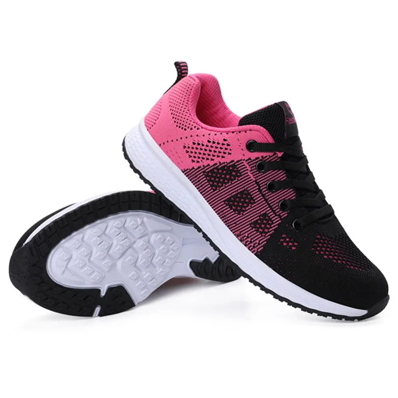 LIN KING/женская повседневная обувь на шнуровке модная дышащая прогулочная из