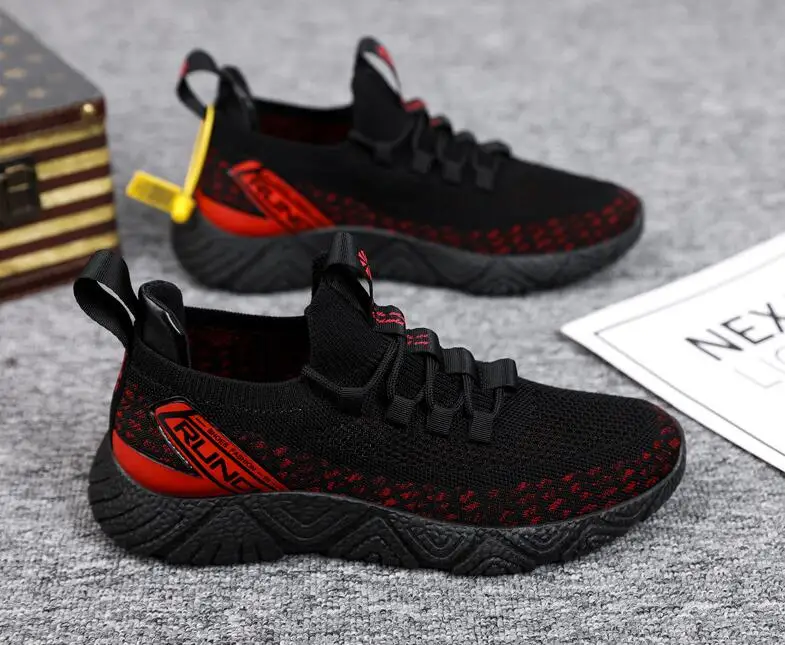 Кроссовки мужские сетчатые для бега повседневная обувь золотистые |