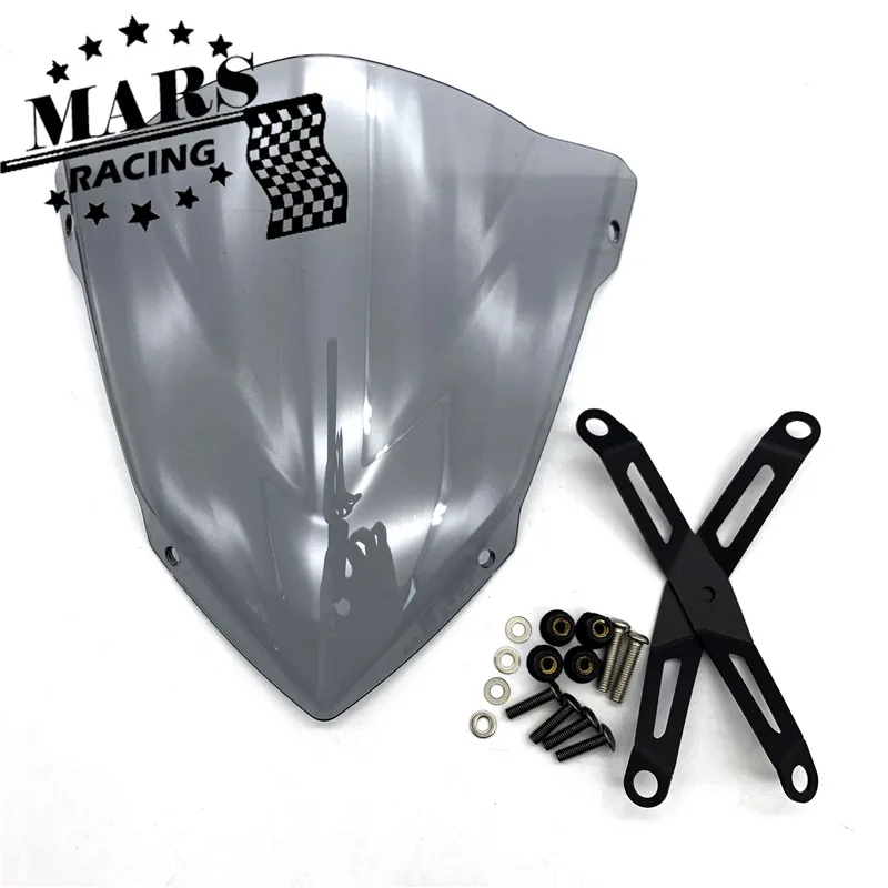 

Подходит для YAMAHA MT-03 MT 032020 2021 2022 2023 2024 MT25 MT-25 2020-2024 Лобовое стекло мотоцикла, алюминиевый комплект, дефлектор