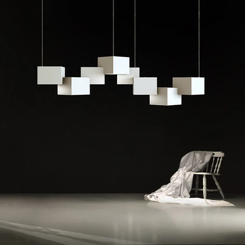 Современные минималистичные креативные металлические подвесные светильники в