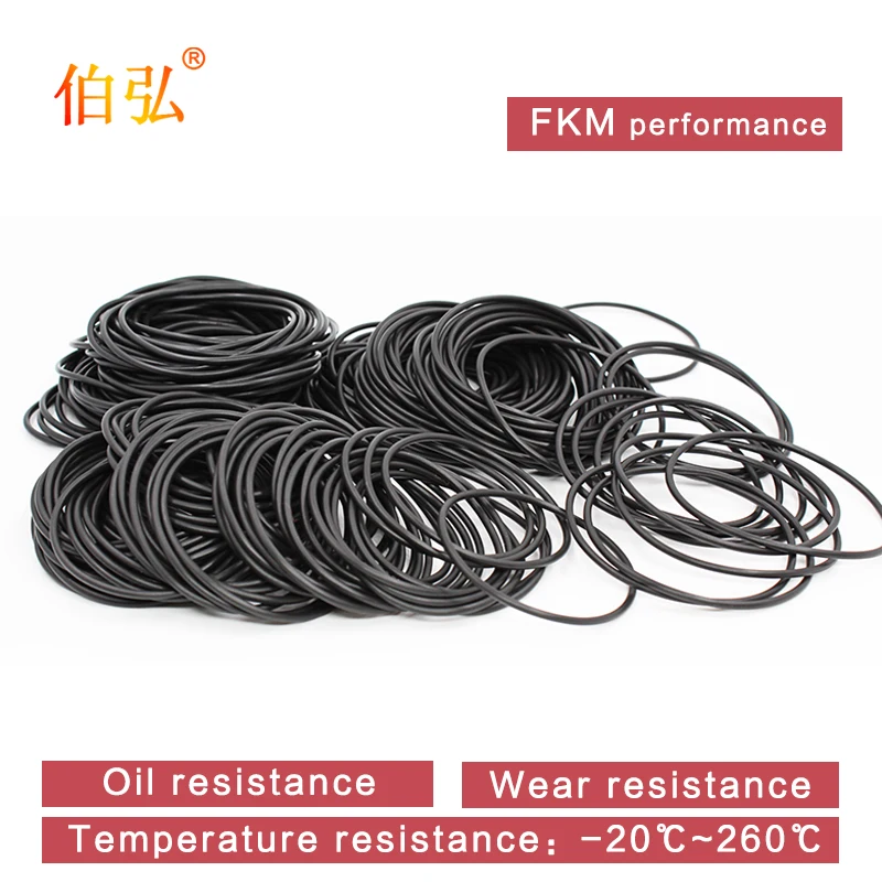 5PCS/lot Fluorine rubber Ring Black FKM Oring Seal 1.8mm Thickness ID42.5/43.7/45/46.2/48.7mm Rubber O-Ring Oil Gasket | Обустройство