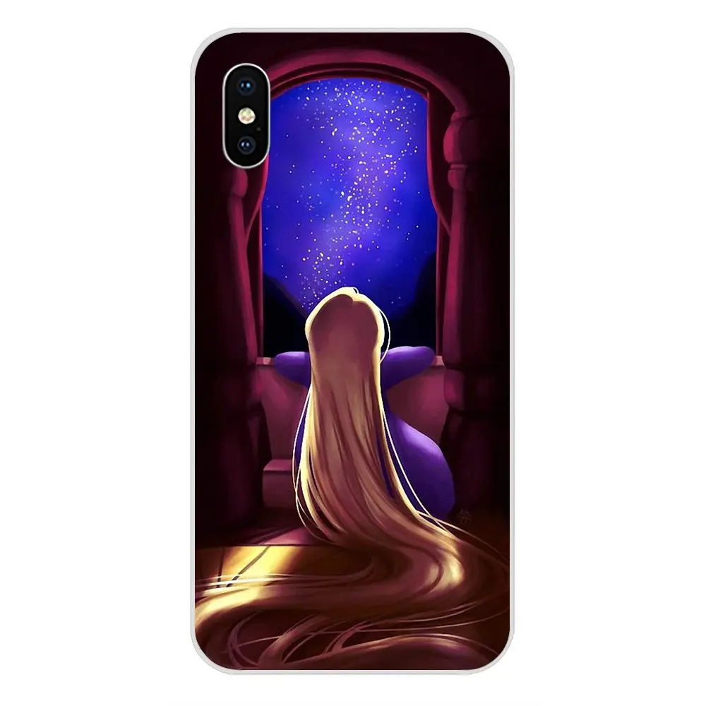 as picture Чехол модные светильники Рапунцель платье принцессы для Huawei NOVA 2 V20 Y3II Y5 Y5II Y6 Y6II Y7 Y9 G8 G9 GR3 GR5 GX8 Prime - Цвет: as picture