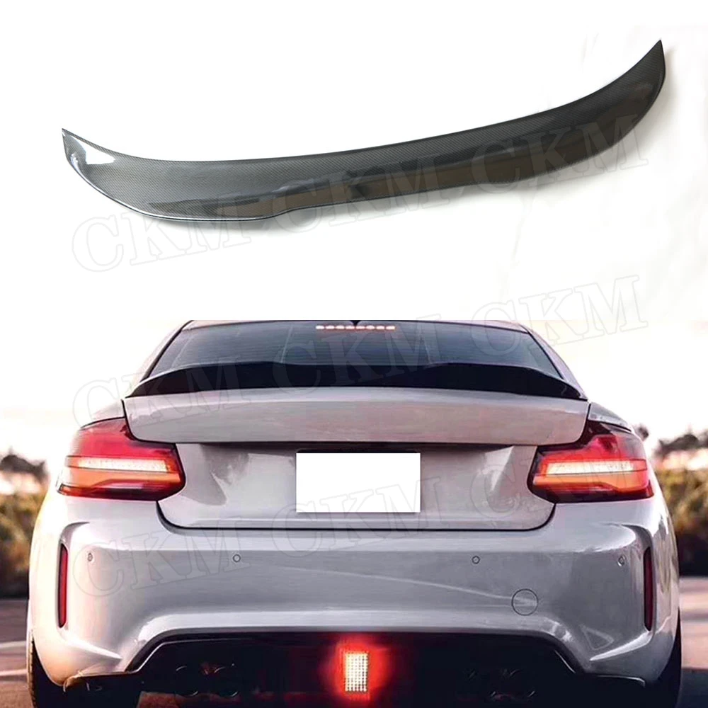 

Carbon fiber/FRP Rear Spoiler For BMW 2 Series F22 F87 M2 220i 228i M235i 2014-2019 PSM Style FRP Boot Lid Duck Wings