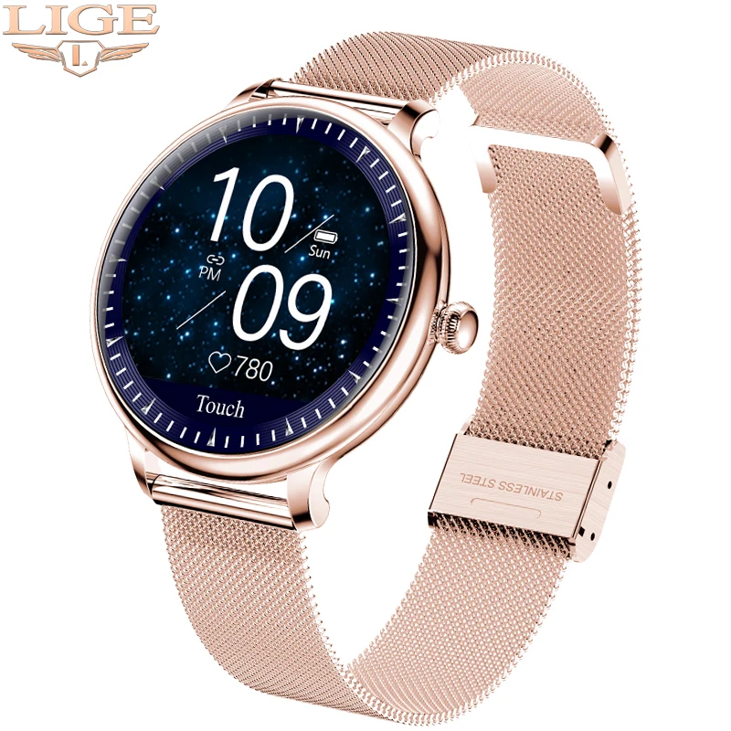 Смарт-часы женские водонепроницаемые с фитнес-трекером | Электроника