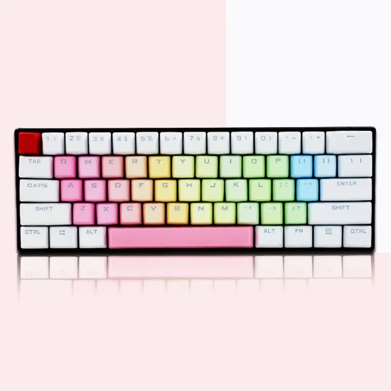 Rainbow Blue Demon RGB PBT 35 клавиш OEM двойной колпачок с подсветкой для механической