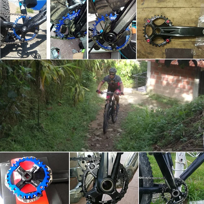 VXM звездочка цепной Кривошип 30T 104BCD Велоспорт Круглый MTB велосипеда передняя