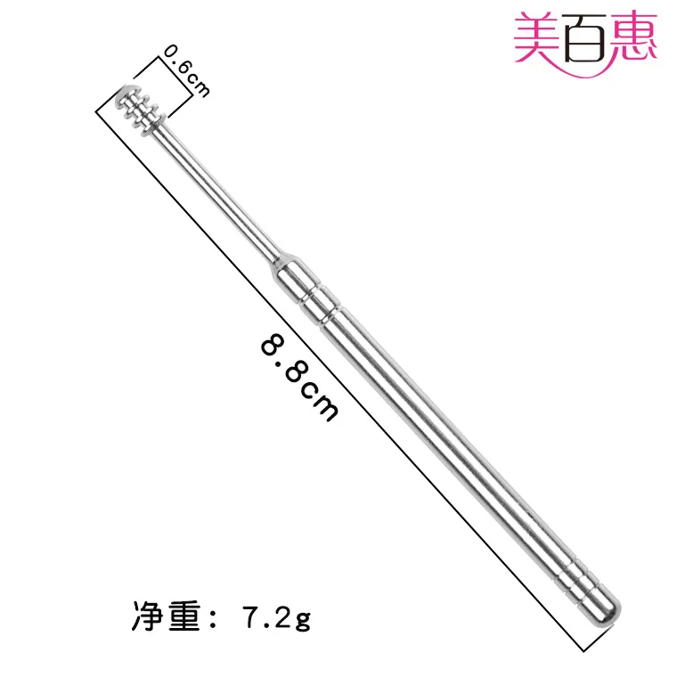 Миниатюрный спиральный инструмент из нержавеющей стали для чистки ушей |