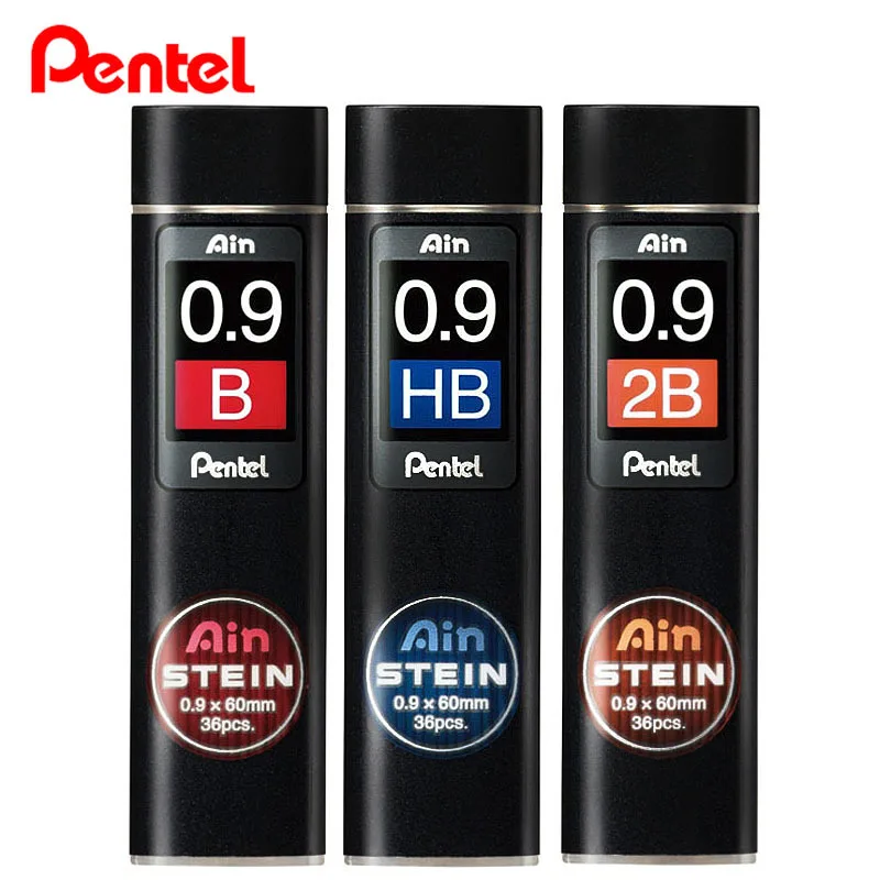 

Pentel C279 Mechanical pencil Refill Leads pencil core replacement Ain core replacement Stein 0.9mm Japan HB ,B,2B