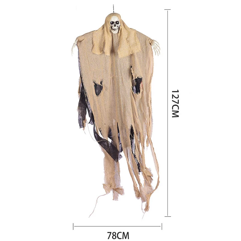 

Bright Eyes Hanging Halloween Ghost Grim Home Door Bar Halloween Skull Ghost Decor Horror Spooky Halloween Party Props
