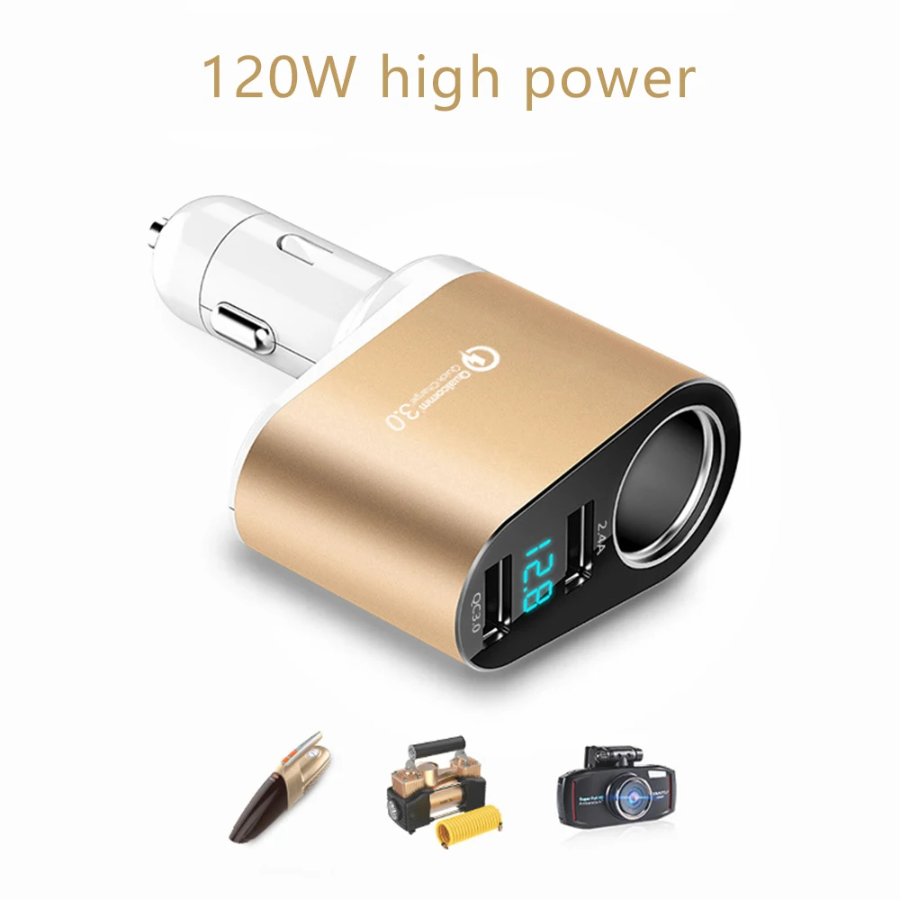 Автомобильное зарядное устройство FLOVEME 3 в 1 многофункциональная Быстрая зарядка