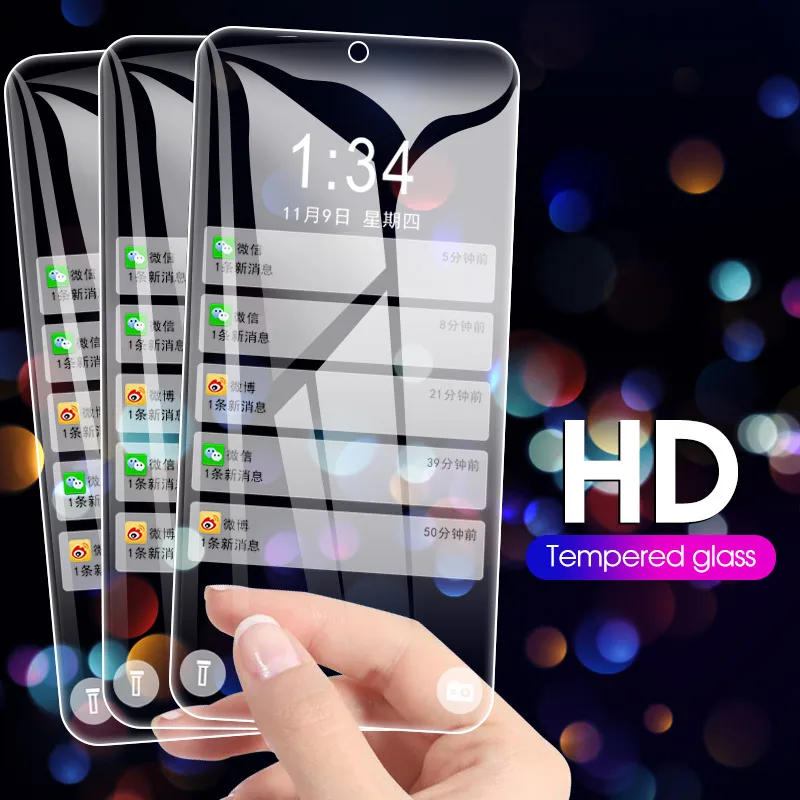 Защитная пленка 9 H 2.5D протектор экрана из закаленного стекла для huawei P20 P30 Pro Lite Nova 5